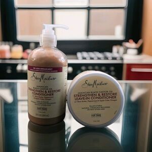 SheaMoisture Jamaican Black Castor Oil Leave-In‎ & Conditioner 2-Pack
